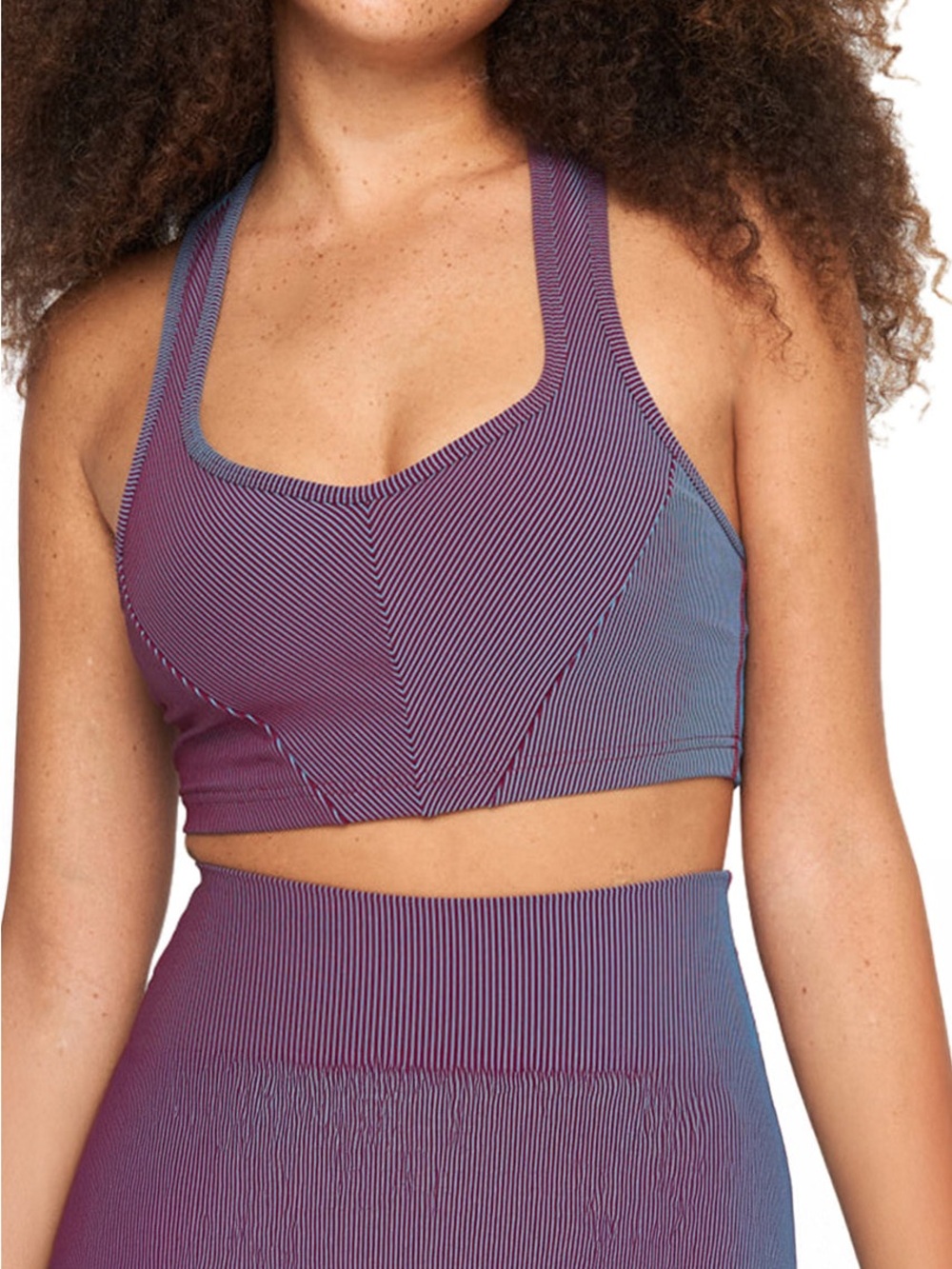 Spiritual Gangster Norah 2-Tone Longline Bra Size S